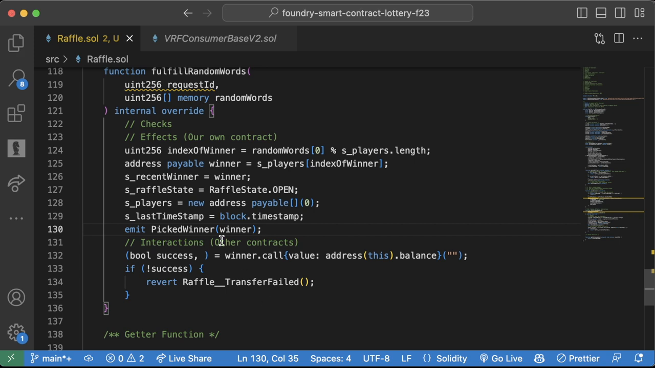 Video: Smart Contract Lottery - Random Numbers - Introduction to Chainlink  VRF - Foundry Fundamentals